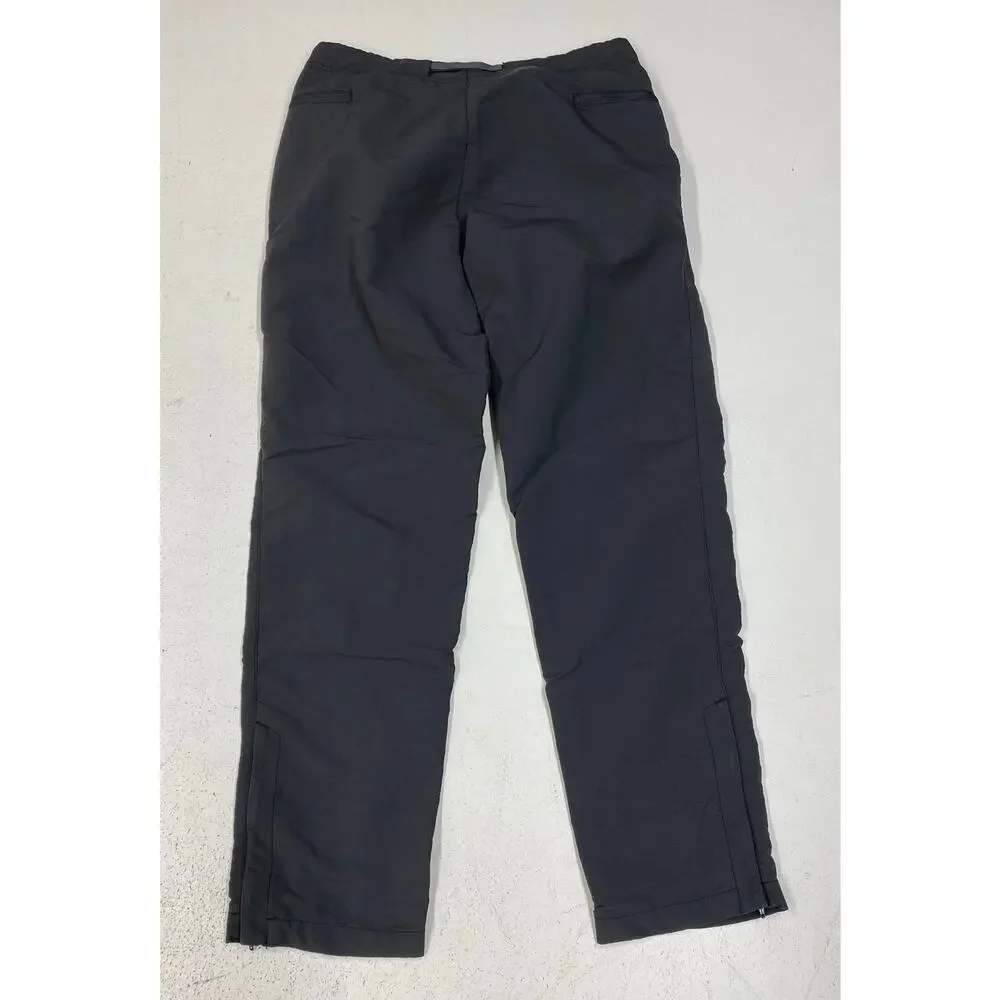 Men The North Face belted nylon outdoor hiking performance chino pants 33x32